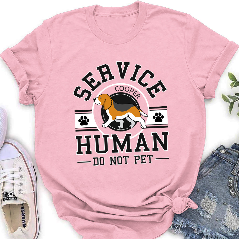 Service Human Logo - Personalized Custom Women's T-shirt