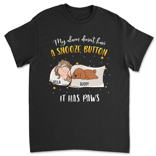 My Dog Alarm - Personalized Custom Unisex T-shirt