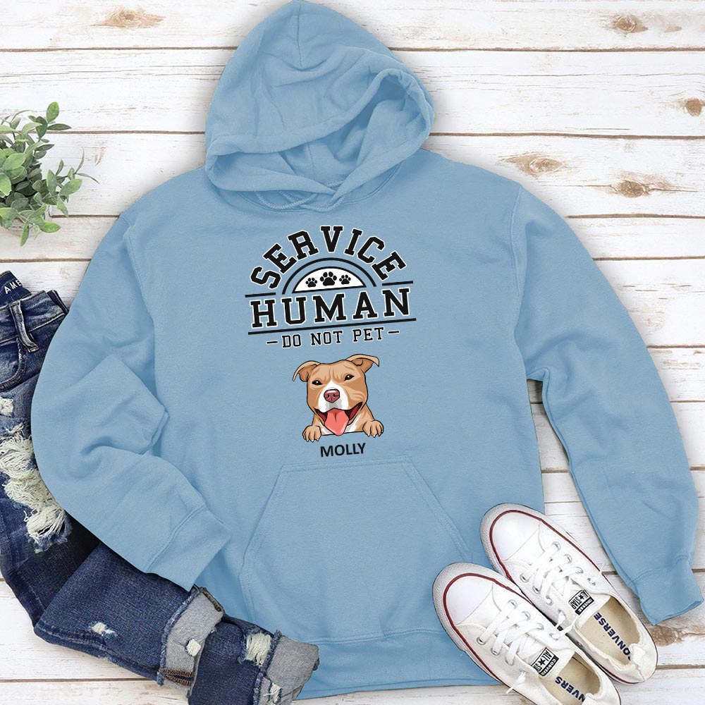Dogs Service Human Logo - Personalized Custom Hoodie