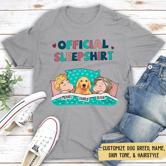 Pet Sleepshirt For Couple - Personalized Custom Unisex T-shirt