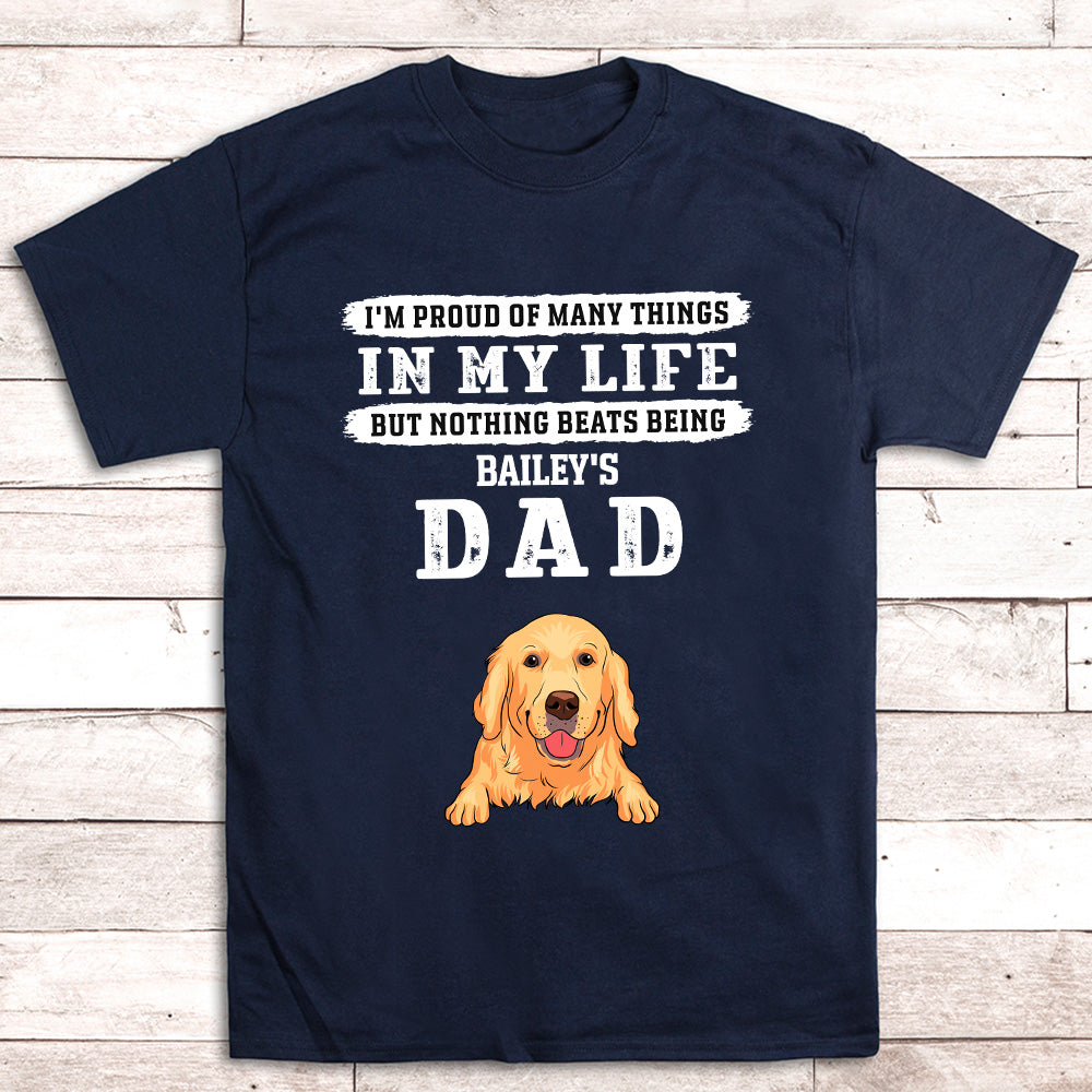 Proud Dad - Personalized Custom Unisex T-shirt