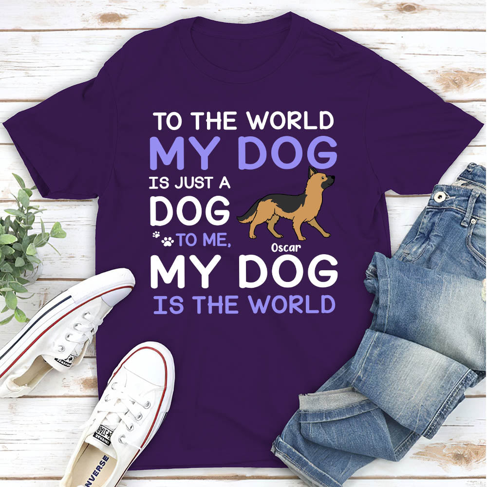 My Dog Is - Personalized Custom Unisex T-shirt