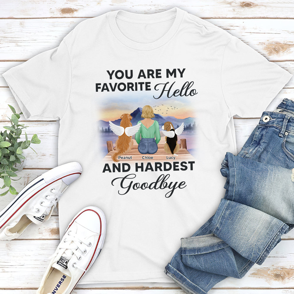 My Favorite Hello Memorial Dawn - Personalized Custom Unisex T-shirt