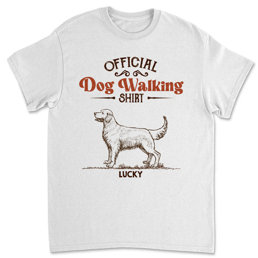Vintage Walking Shirt - Personalized Custom Unisex T-shirt