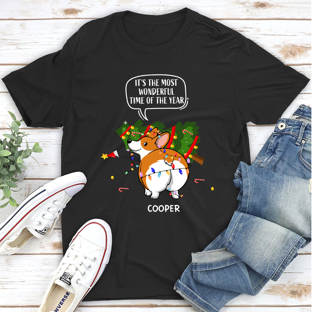Wonderful Time Christmas - Personalized Custom Unisex T-Shirt