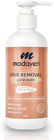 Hair Removal Cream, Arm & Bikini Removal Cream for Smooth, Silky Skin, Painless for Sensitive Skin, Advanced Formula for Long-Lasting Results, Strength Hair Remover, Easy for Women & Men, 8.45 Fl Oz