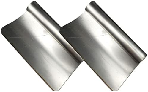 GANAZONO 2PCS Animal Skinning and Fleshing Knife Draw Shave Pig Hair Remover Pork Hair Shaver Lint Scraper Animal Hair Razor