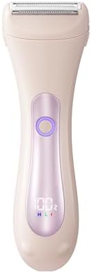 eStraPro IPX7 Cordless Electric Shaver, Rechargeable Hair Removal Device,Wet & Dry,Effectively Cut Armpit Hair,Doesn't Cause Itchiness,Gentle Trimmer for Bikini、underarms and Legs Area (Pink)
