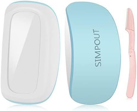 Crystal Hair Eraser for Women Men - Simpout Magic Hair Remover, Painless Exfoliation Hair Removal Tool, Magic Removal Hair Painless for Arms Legs Back (Blue)