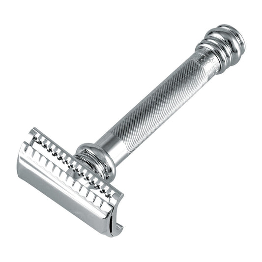 Merkur Solingen Barber Pole Safety Razor: Slant Bar (39C)