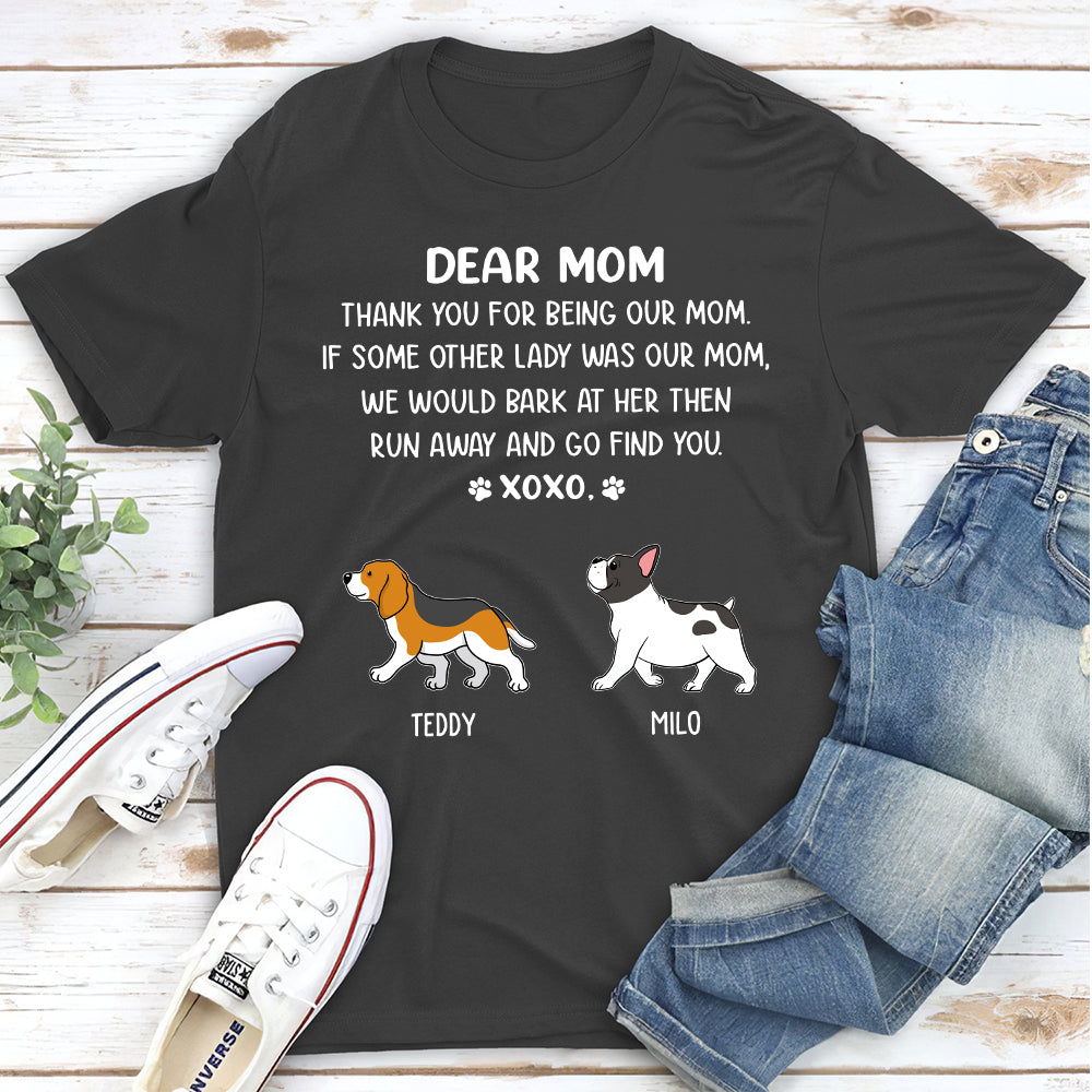 Dear Mom Xoxo 2 - Personalized Custom Unisex T-shirt
