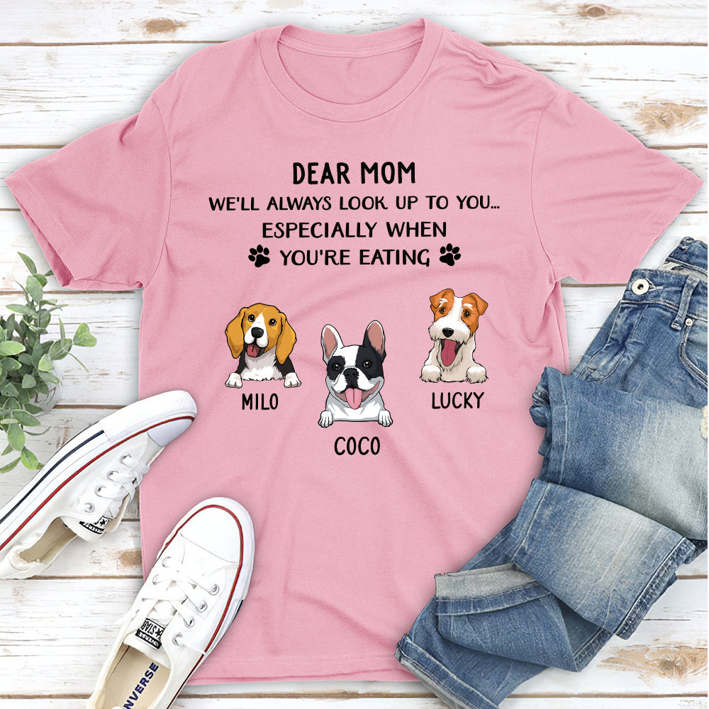 We'll Always Look Up To You - Personalized Custom Unisex T-shirt