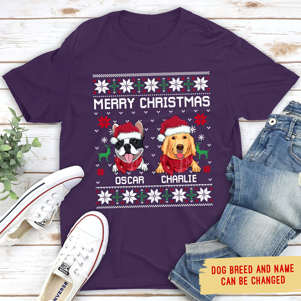 Merry Christmas - Personalized Custom Unisex T-shirt