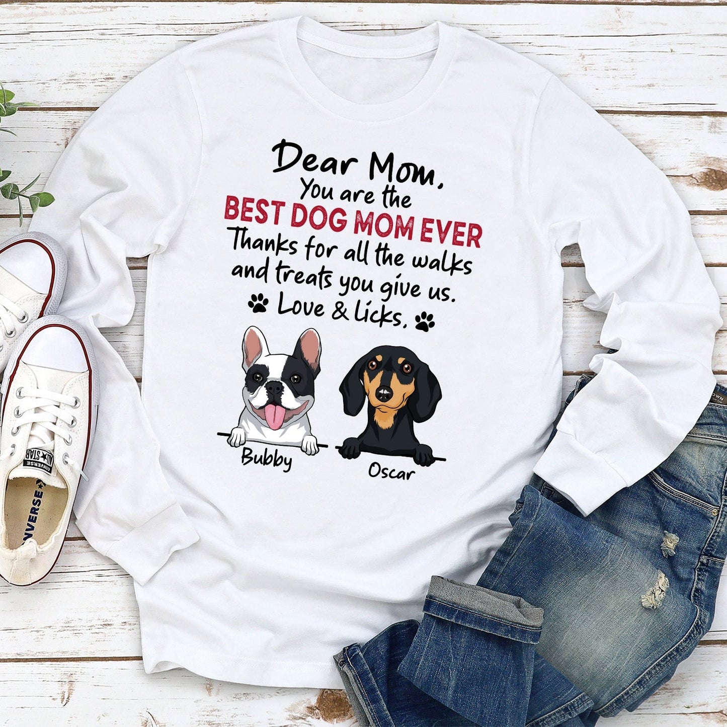 Walks And Treats - Personalized Custom Long Sleeve T-shirt