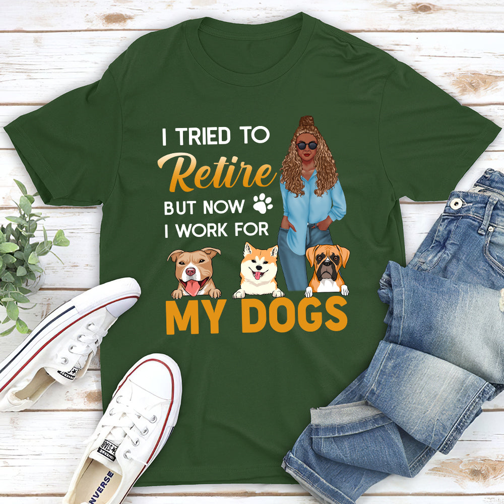 Retired Woman - Personalized Custom Unisex T-shirt