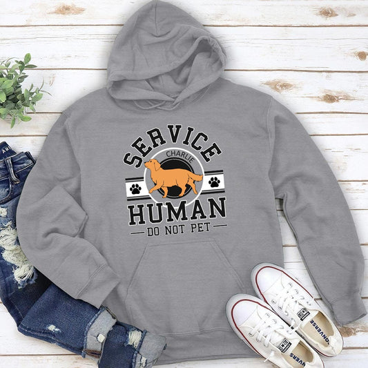 Service Human Logo - Personalized Custom Hoodie