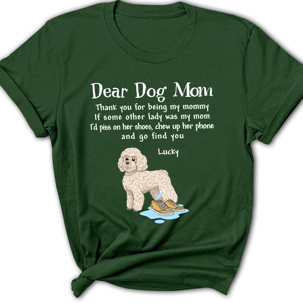 My Dearest Dad - Personalized Custom Women's T-shirt