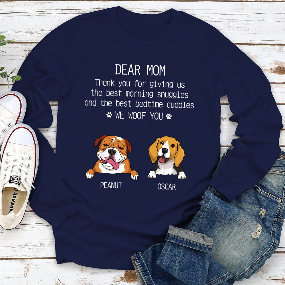 Snuggles and Cuddles - Personalized Custom Long Sleeve T-shirt