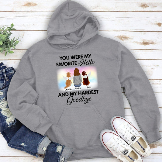 My Favorite Hello - Personalized Custom Hoodie