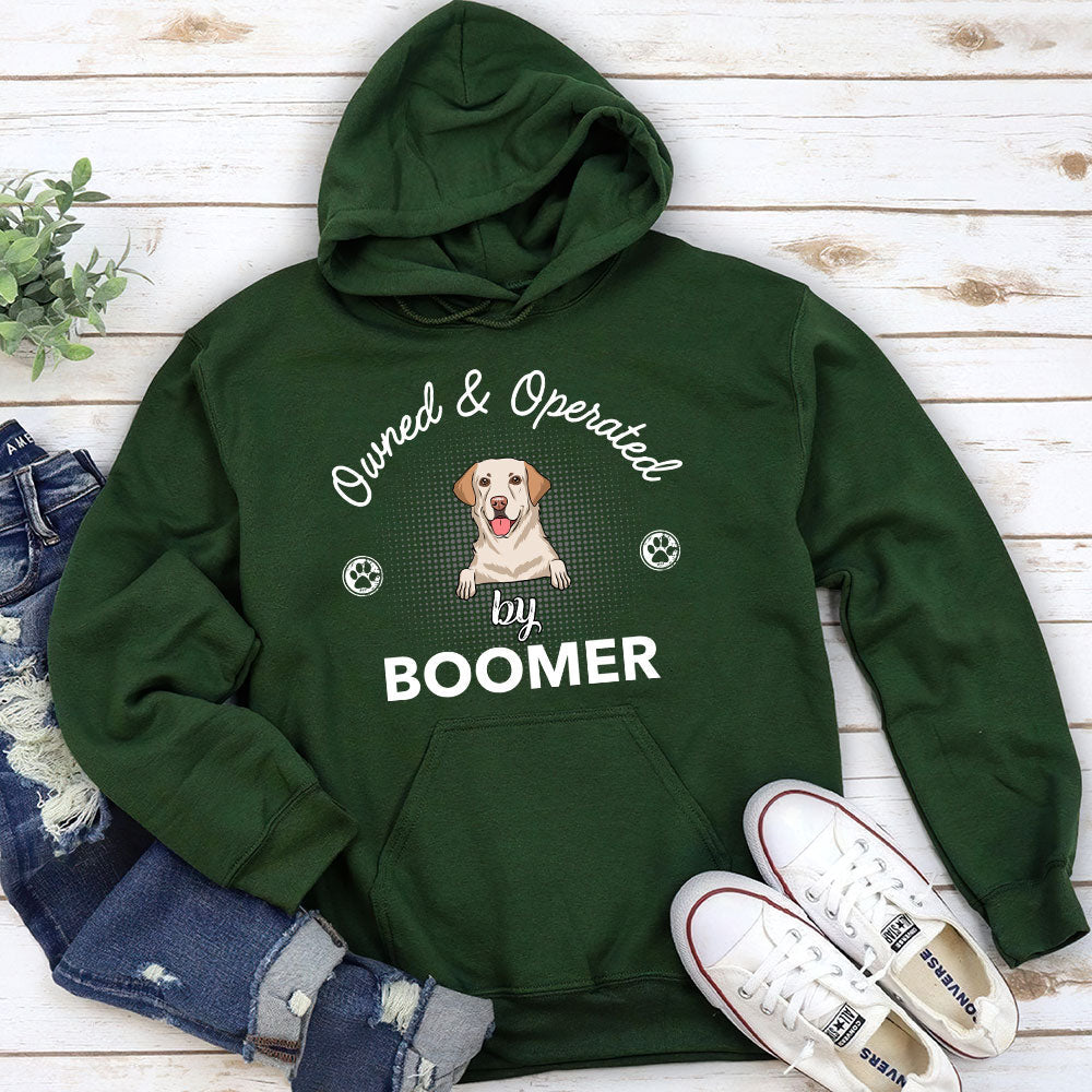 Operated By Dog - Personalized Custom Hoodie