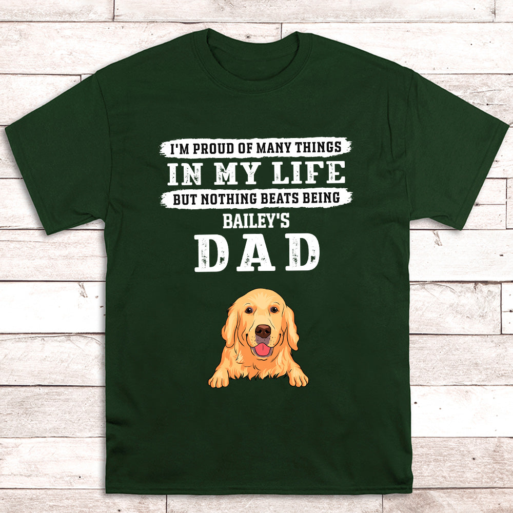 Proud Dad - Personalized Custom Unisex T-shirt