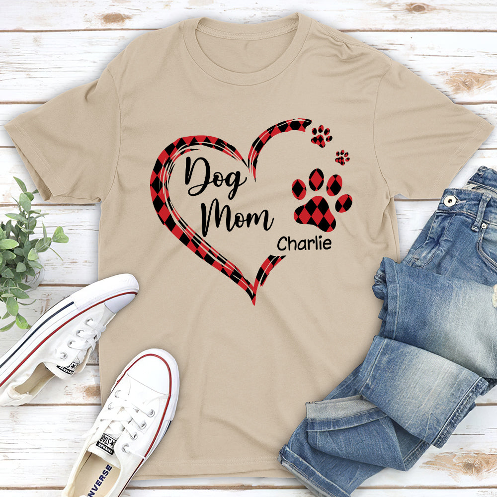 Dog Mom - Personalized Custom Unisex T-shirt