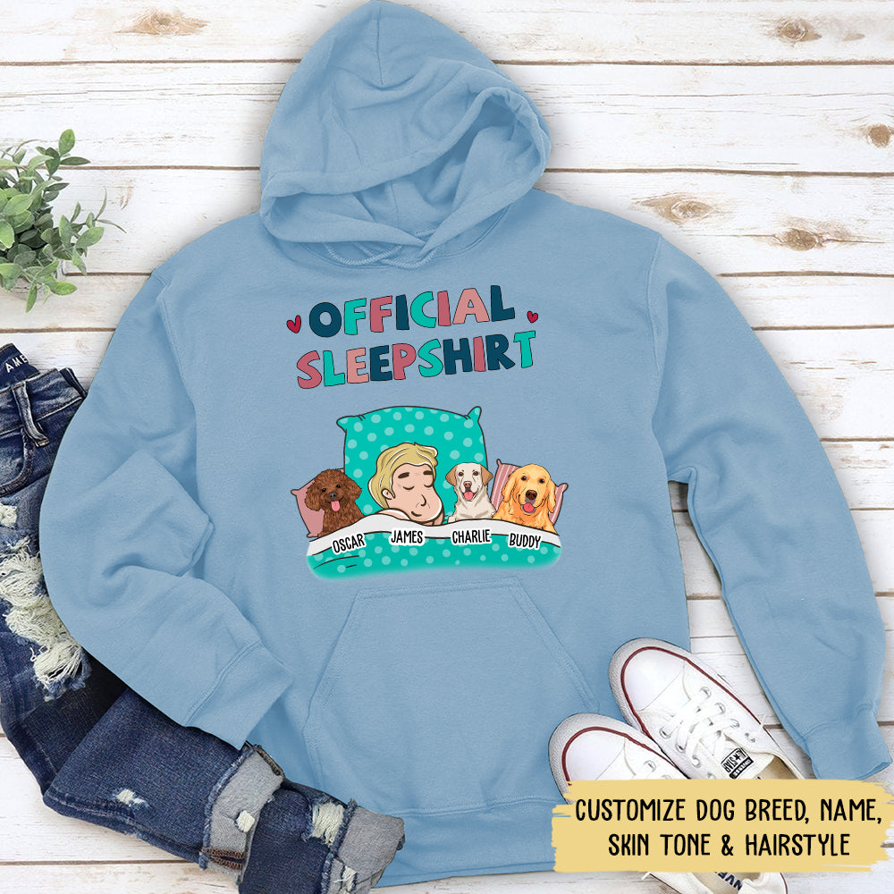 Dog Official Sleepshirt - Personalized Custom Hoodie