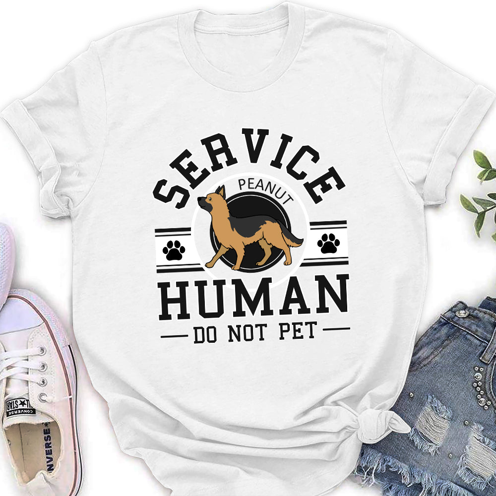 Service Human Logo - Personalized Custom Women's T-shirt