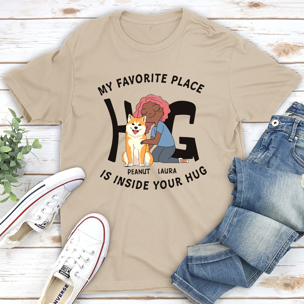Inside Your Hug - Personalized Custom Unisex T-shirt
