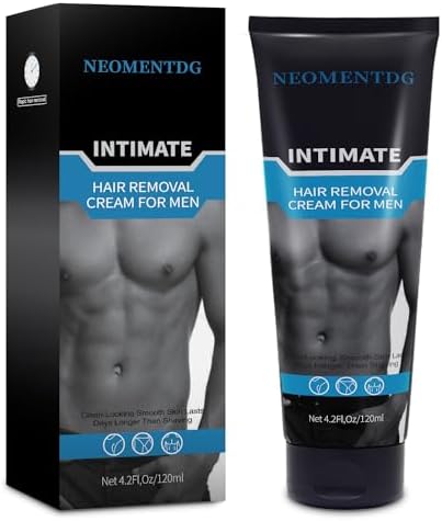 Hair Removal Cream For Men, Intimate/Private Hair Removal Cream for Men - Painless, Flawless, Soothing Depilatory for Unwanted Male Hair In Intimate/Private Area, Suitable For All Skin Types