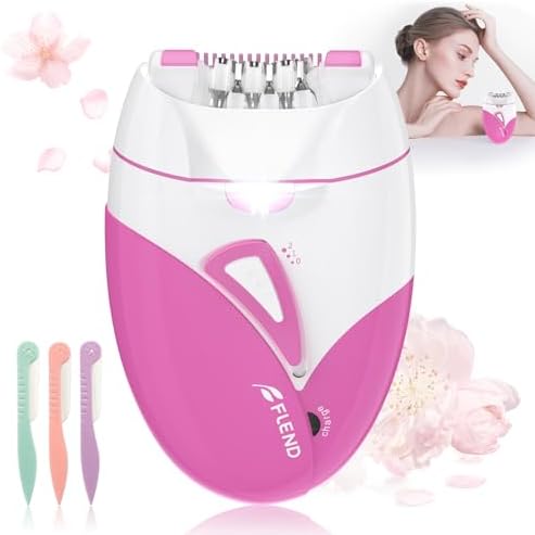 Epilator, Cordless Epilator for Women Face Hair Remover with Light， Smooth Glide Epilator for Women Face Epilator for Women, Epilators Facial Body Glide Epilators for Women Bikini Hair Removal Device