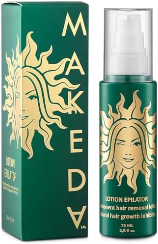 Makeda 2in1 Natural Hair Growth Inhibitor & Post Waxing, Laser, Electrolysis Solution for Ingrown Hair Treatment, Irritation, Redness & Itching - Permanent After Hair Removal Lotion for Women and Men