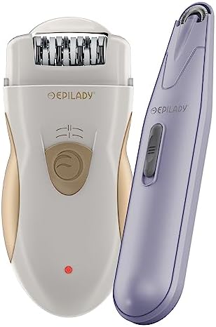 Epilady Face & Body Hair Removal Device Bundle | Legend Series 5 Rechargeable Hair Remover for Women + Esthetic Facial Hair Removal for Women | Epilator for Women and Peach Fuzz Remover for Women