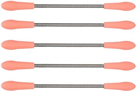5pcs Facial Hair Remover Stainless Steel Spring Manual Epilator Threading Beauty Tool for Quick Hair Removal