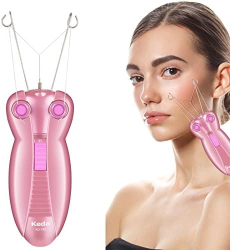 Facial Threading Hair Removal for Women - Electric Ladies Thread Hair Remover, Automatic Threader Machine Epilator for Fine Hairs on Face, Chin, Upper Lip, Arms