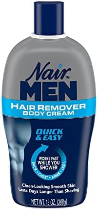 Nair Men Hair Remover Body Cream, Body Hair Remover for Men, 13 Oz Bottle