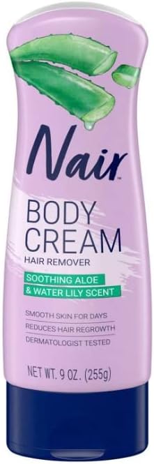 Nair Hair Remover Lotion For Legs & Body Aloe & Lanolin 9 oz (Pack of 12)