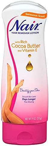 Nair Cocoa Butter with Vitamin E Lotion Hair Remover 9 oz (Pack of 12)