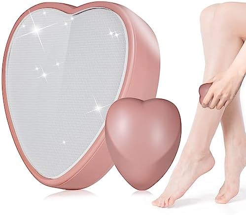 ONUEMP Crystal Hair Eraser for Women, Reusable & Washable Crystal Hair Remover Stone, Magic Hair Eraser Hair Removal Device, Painless Exfoliation Shaving Stone Crystal Shaver Epilator for Arms Legs