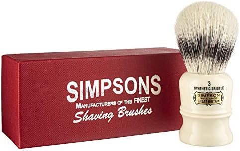 Duke Best Badger Shaving Brush- Simpson Shaving Brushes (Duke 3 Best Synthetic)