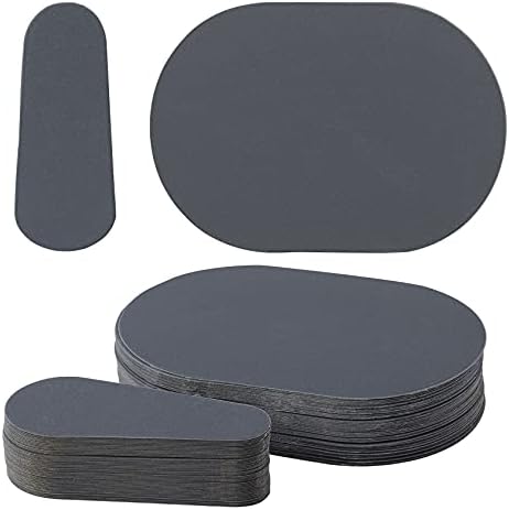 PAGOW 100pcs Refill Pads for Hair Remover Buffer, Smooth Away Replacement Refill Pads for Leg, Bikini, Facial, Armpit Hair Remover Depilation Tool (50 pcs/size, 4.1in x 2.74in, 2.9in x 1.25in)