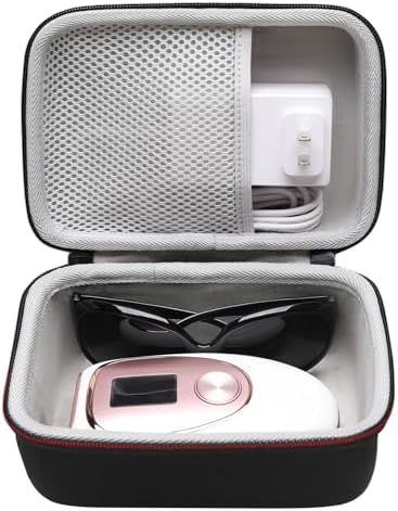 LTGEM Hard Case for LYSMOSKI/Nood Laser Hair Removal and Laser Safety Glasse(Inside: 6.9"x4.7"x3.4", Case Only)
