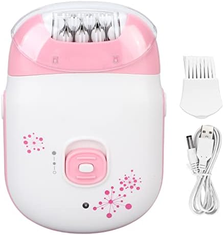 Hair Removal Epilator, Electric Razor for Women, USB Charging Compact Hair Removal Tool for Arms, Legs, Underarms, Bikini Area, and Face - Pink