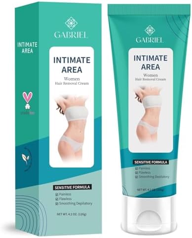 Hair Removal Cream - Fast and Painless Depilation for Smooth Skin, Dermatologist Tested for Sensitive Areas, Hair Remover Cream For Women