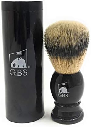 G.B.S Vegan Synthetic Shaving Brush, Black
