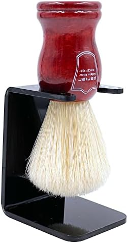 Parker Safety Razor Handmade 100% Deluxe Boar Bristle Shaving Brush – Rosewood Handle, Brush Stand Included