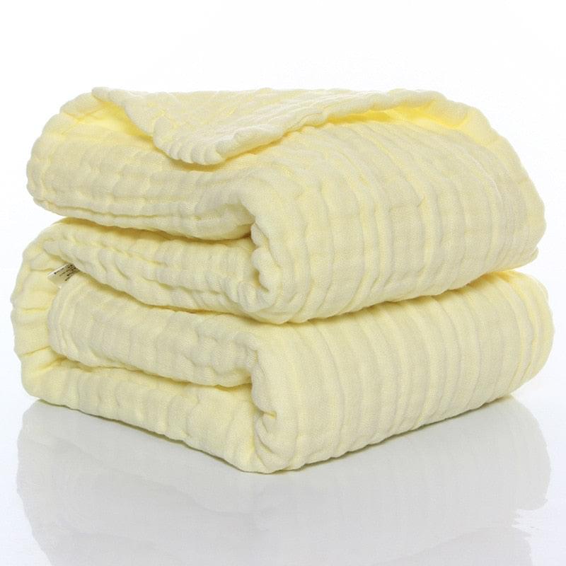 Heavenly Hugs Organic 6-Layer Baby Swaddle Muslin Blanket