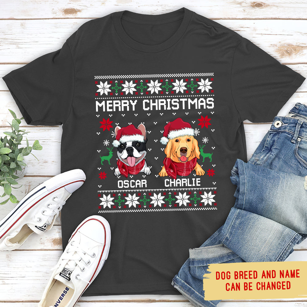 Merry Christmas - Personalized Custom Unisex T-shirt