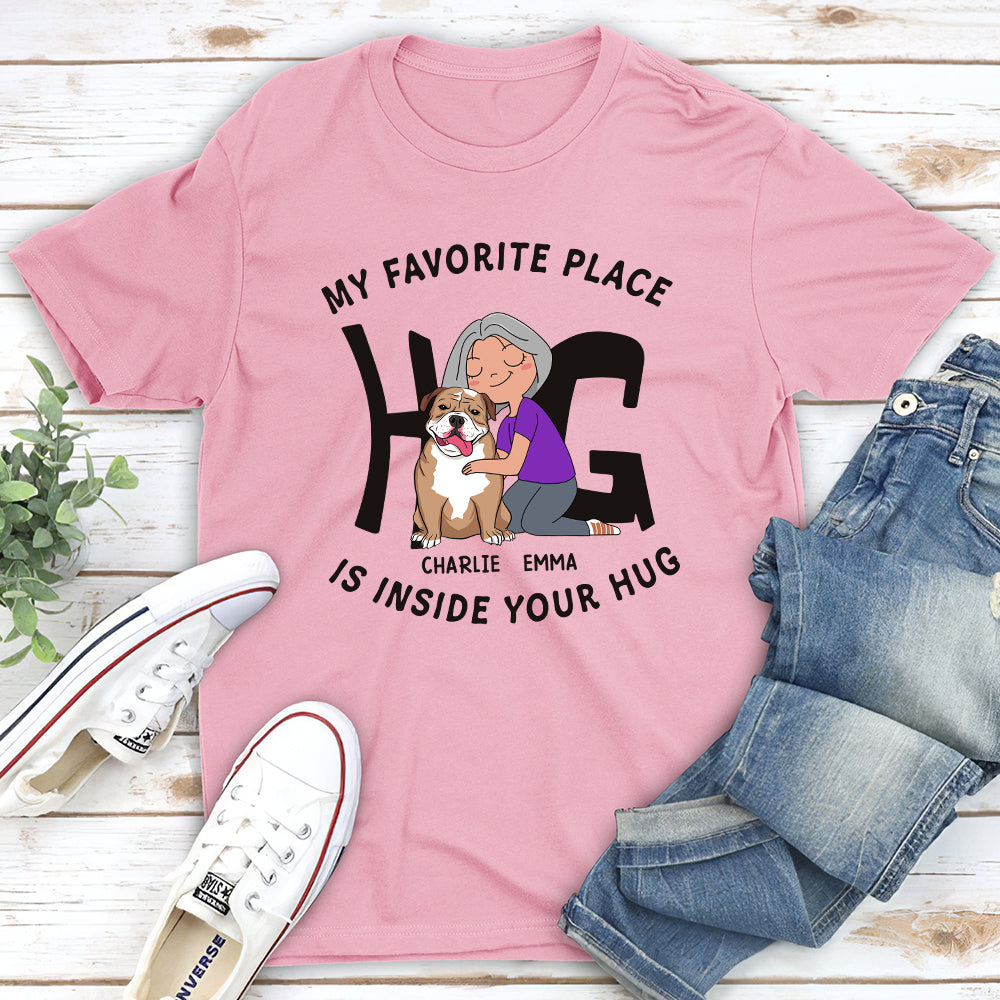 Inside Your Hug - Personalized Custom Unisex T-shirt