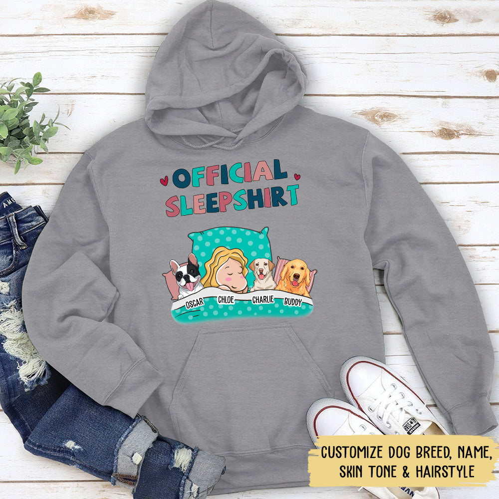 Dog Official Sleepshirt - Personalized Custom Hoodie